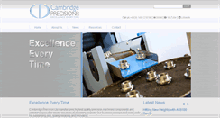 Desktop Screenshot of cambridgeprecision.com